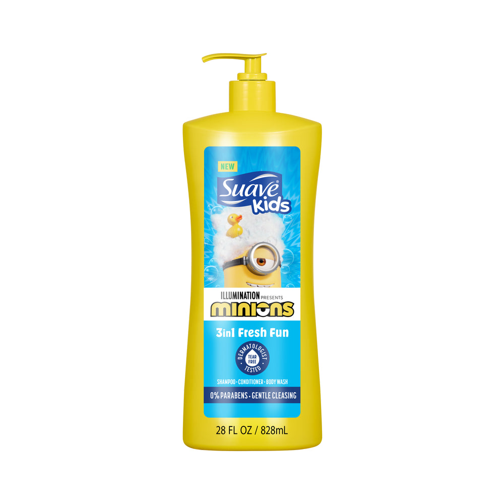 Minions 3-In-1 Shampoo, Conditioner, & Body Wash