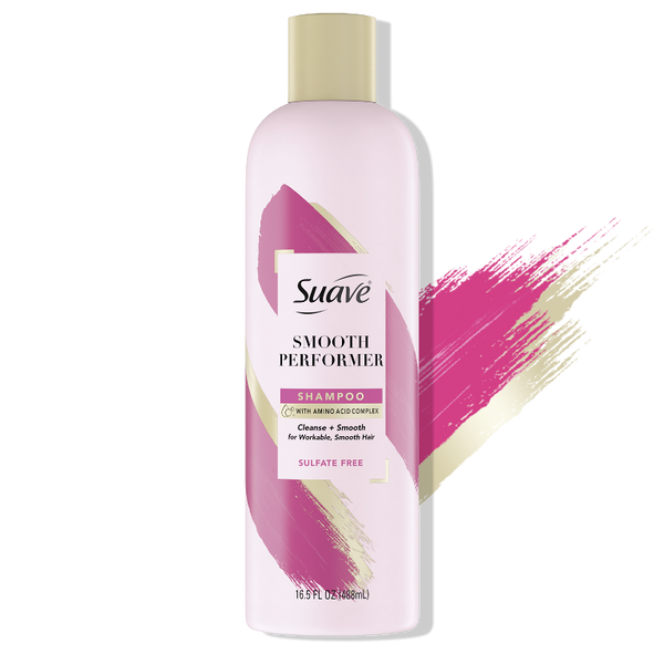 Suave Volumizing Shampoo Pink up the Volume Frizz Control Sulfate-Free for  Fine, Flat Hair, 16.5 oz